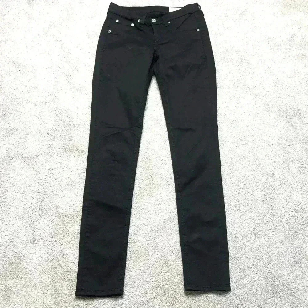 Rag & Bone Skinny Black Jeans